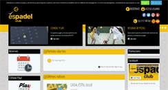 Desktop Screenshot of espadelclub.com